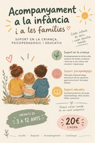 Refuerzo escolar, psicopedagógico y familiar
