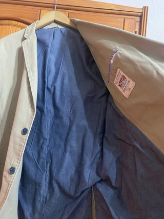 Chaqueta de hombre beige