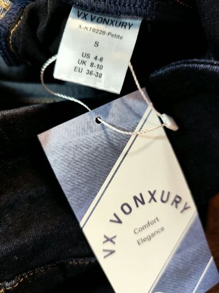 Vaqueros Rectos Mujer Cintura Alta Denim Flexible