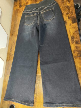 Vaqueros Rectos Mujer Cintura Alta Denim Flexible