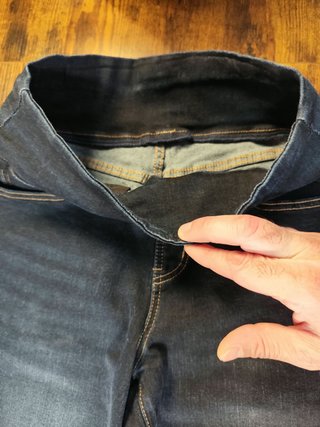 Vaqueros Rectos Mujer Cintura Alta Denim Flexible