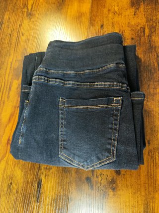 Vaqueros Rectos Mujer Cintura Alta Denim Flexible