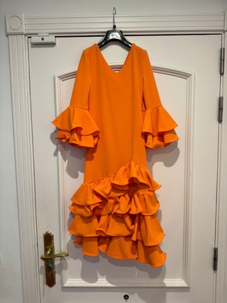 Vestido Flamenco Niña Sin Estrenar (6-8 años)