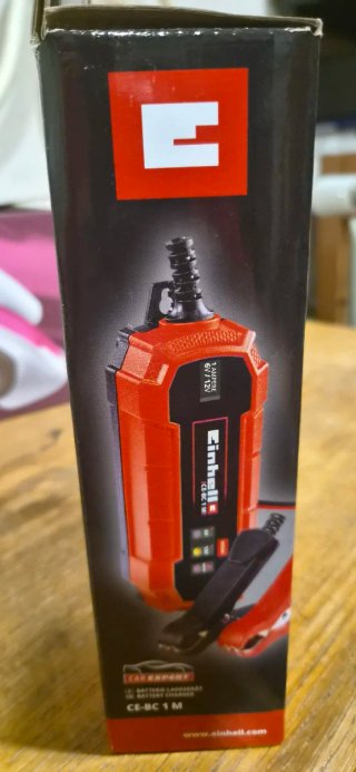 Cargador Baterías Einhell 6V/12V Coche Moto