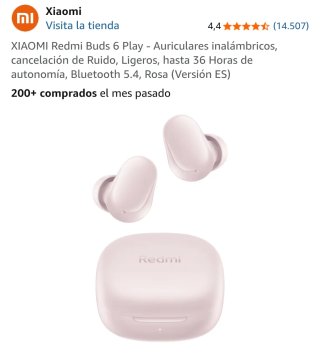Auriculares Xiaomi Redmi Buds 6 Play
