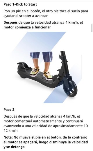 Patinete eléctrico plegable - Nuevo a estrenar