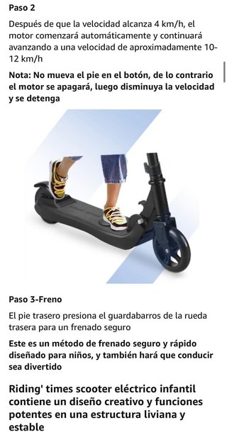 Patinete eléctrico plegable - Nuevo a estrenar