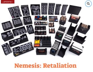 Inserto para Juego de Mesa Nemesis Represalia