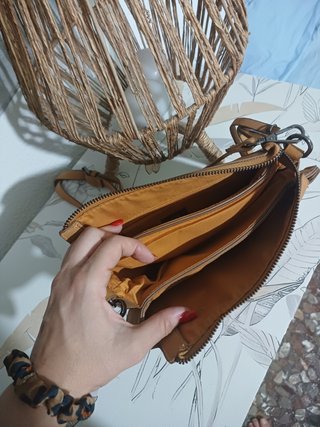 Bolso de hombro Misako marrón