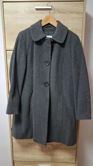 Abrigo mujer gris