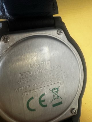 Reloj Casio MRW-200H Militar. Mod 5125- 100M