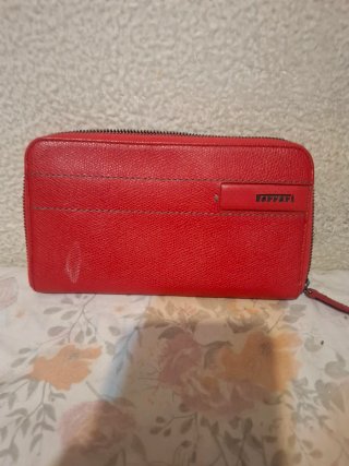 Cartera Ferrari Roja Mujer