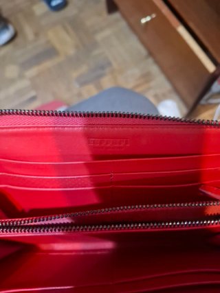 Cartera Ferrari Roja Mujer