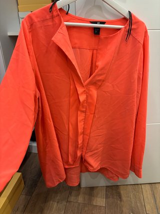 Camisa H&M naranja talla 46