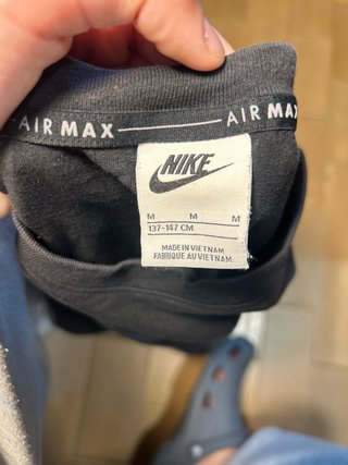 Camiseta Nike Air Max Negra