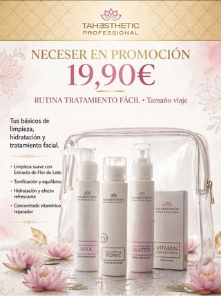 Set Rutina Facial Tahestetic Tamaño Viaje