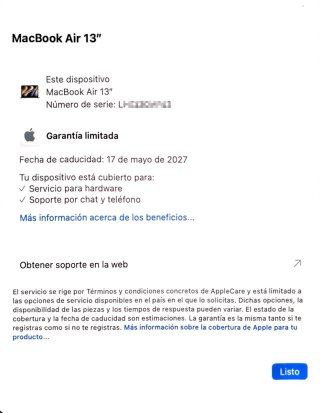 MacBook Air 13" M3 24GB RAM 512GB  - Solo 7 ciclos