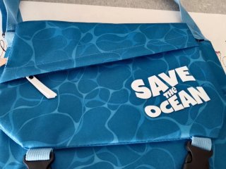 Bandolera Azul Save The Ocean
