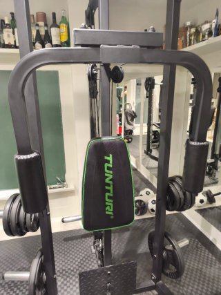 Multipower y maquina Smith con poleas Tunturi SM80