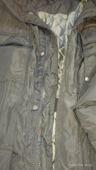 Abrigo Militar Leño Negro Talla XL