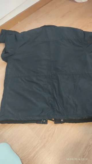 Abrigo Militar Leño Negro Talla XL