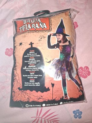 Disfraz de Bruja Telaraña para Niña