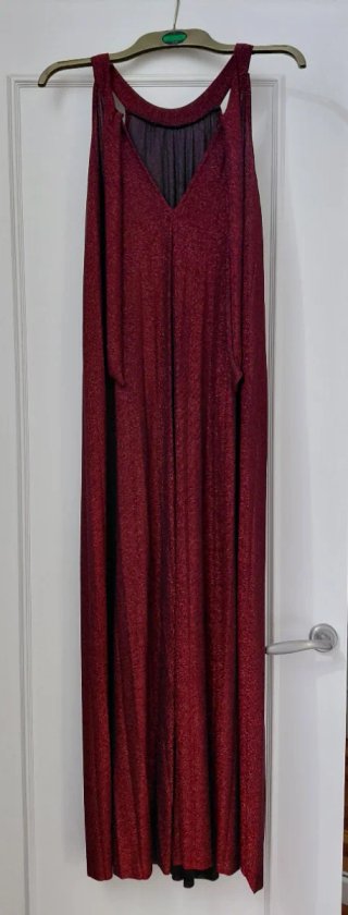 Vestido de Fiesta Largo con Chal