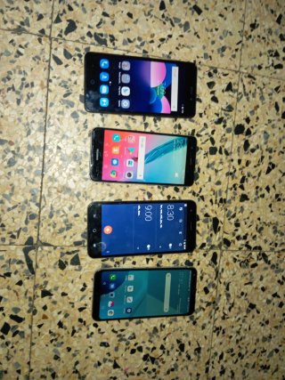 Pack 4 Móviles Huawei LG ZTE