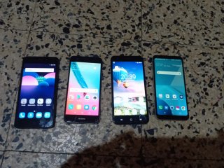 Pack 4 Móviles Huawei LG ZTE