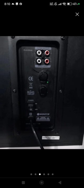 Equipo de Audio 2.1 Woxter más columnas Sony