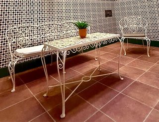 Conjunto de Jardín Hierro Forjado Andaluz
