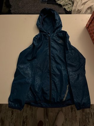 Chubasquero Decathlon Azul Talla 8-9 años