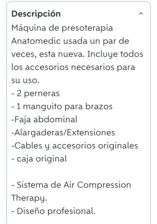 Presoterapia Anatomedic