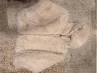 Chaqueta de Pelo Sintético Beige