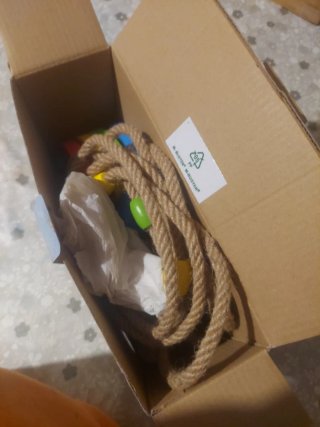 Juego de mesa de anillas de madera