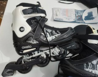 Patines Oxelo Talla 43 + Bolsa + Muñequeras