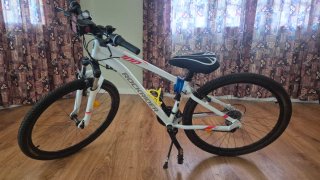 Bicicleta Rockrider 100 Blanca Montañera