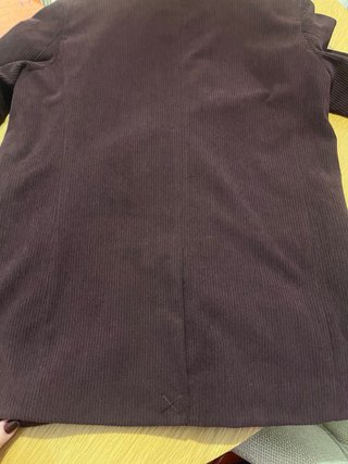 Americana de pana morada