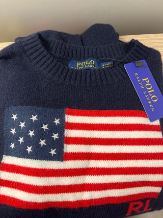 Jersey Polo Ralph Lauren bandera USA Talla S