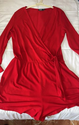 Mono Rojo Bershka
