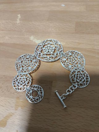 Pulsera Tous Plata Diseño Calado