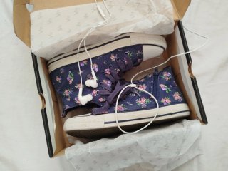 Zapatillas Tex Florales Talla 35