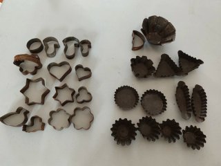 Lote de 25 Moldes de Repostería Antiguos