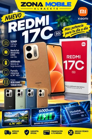 Xiaomi Redmi 17C 5G 128GB Beige