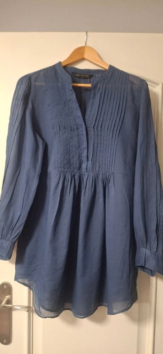 Camisa Zara Azul Talla L