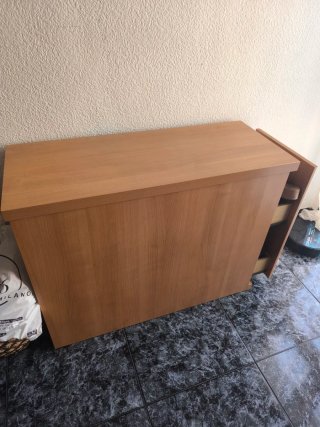 Mueble zapatero de madera