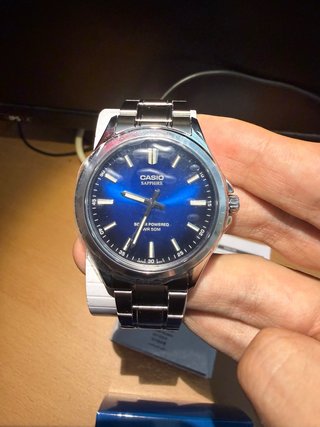 Reloj Casio Sapphire Solar MTS-RS100D (Full Set)