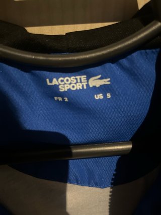 Sudadera Lacoste Azul y Negra