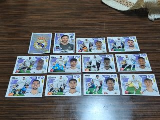 Lote Cartas Real Madrid Panini
