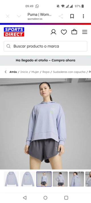 Sudadera PUMA x HYROX Cloudspun Azul Talla S